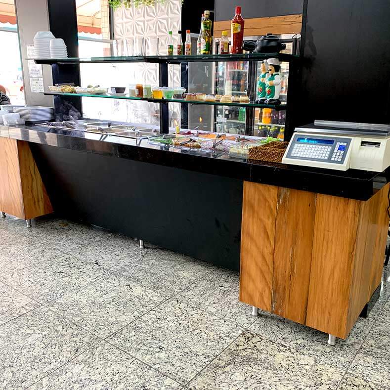 FreeArt - Expositor self service para almoço e café colonial.